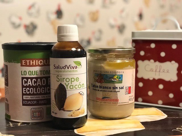 Ingredientes crema de cacao de Sonsoles Ónega