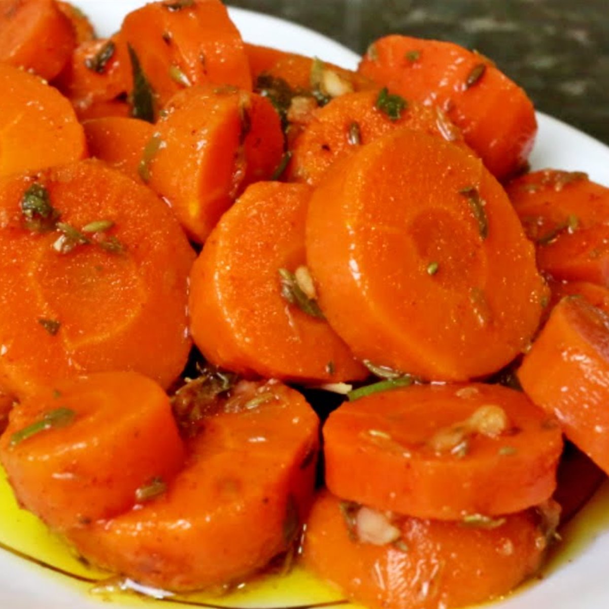Zanahorias aliñadas al estilo de Cádiz