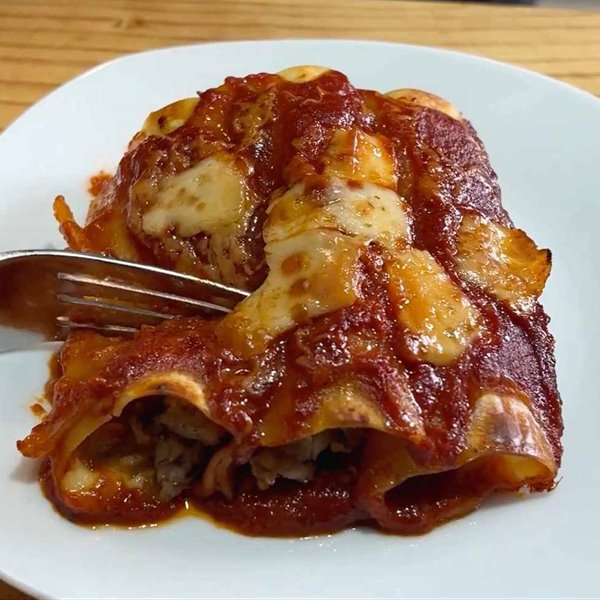 ¡No improvises! Estos canelones rellenos de pavo y queso son fáciles y perfectos para cuando no tienes tiempo