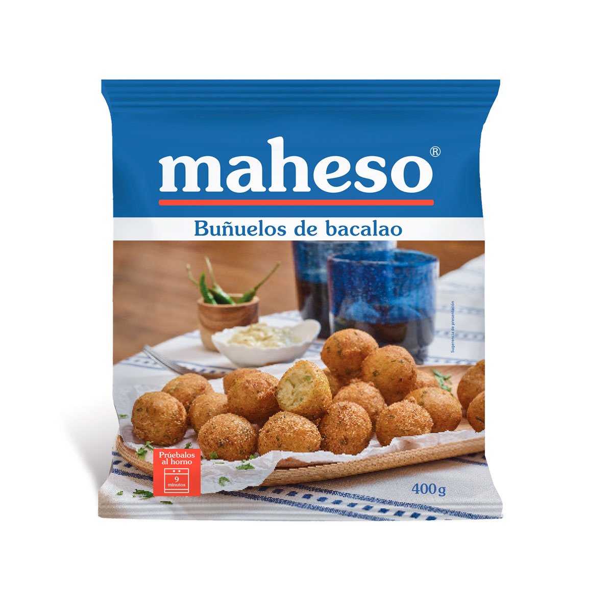 Buñuelos de bacalao Maheso