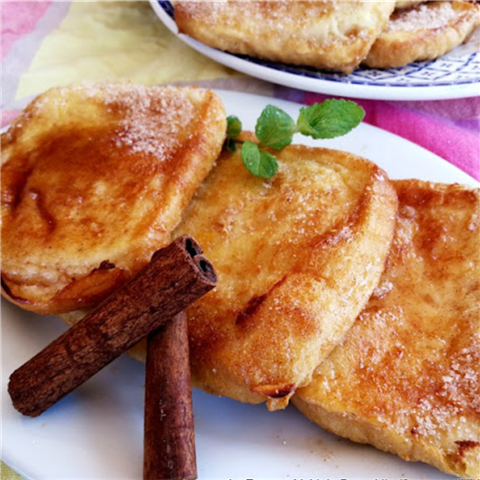 La Receta Más Ligera De Torrijas Tradicionales, Al Horno Y Con Azúcar Y ...