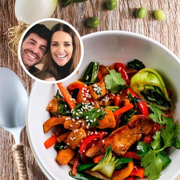 wok de verduras Paula Echevarría
