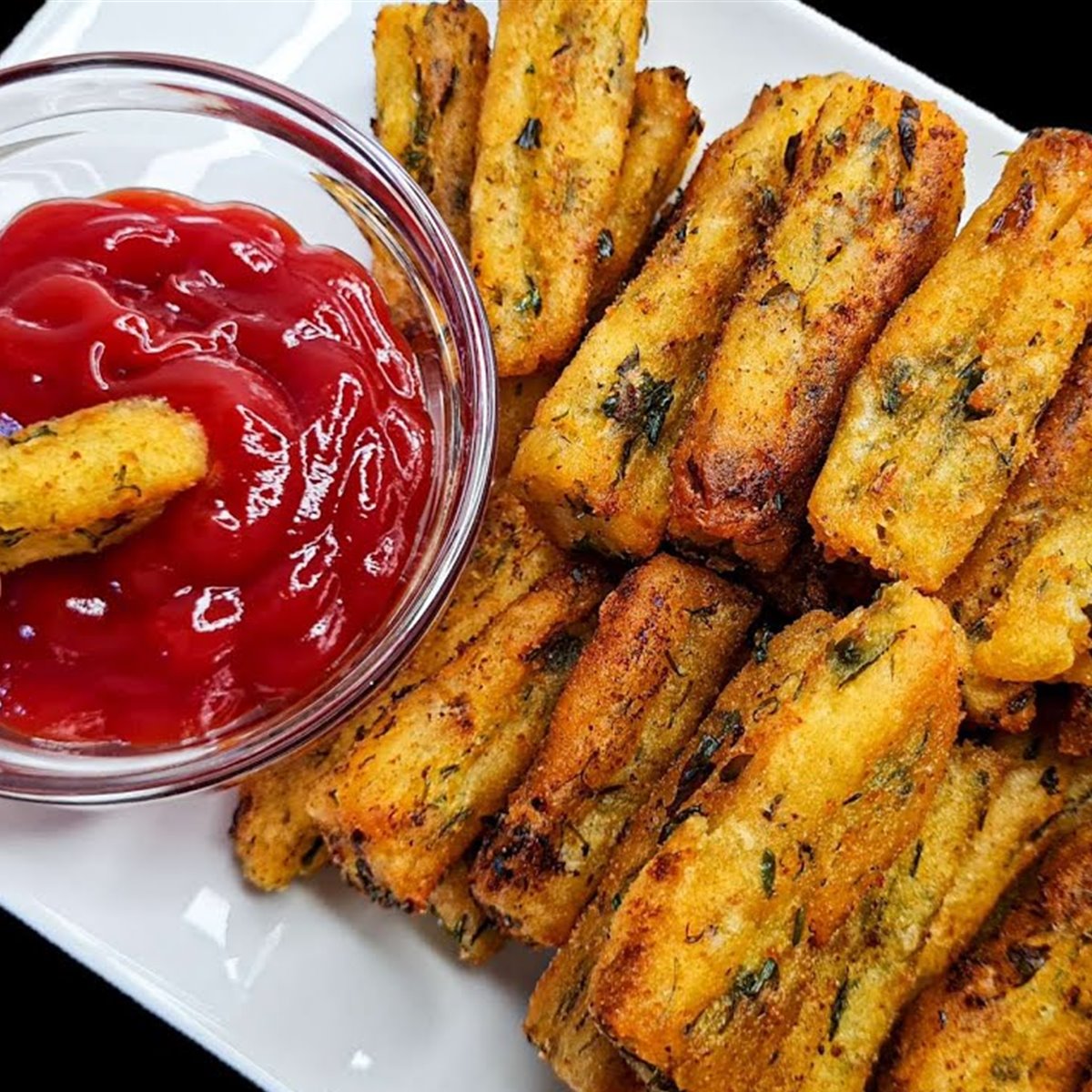 Patatas fritas al estilo japonés