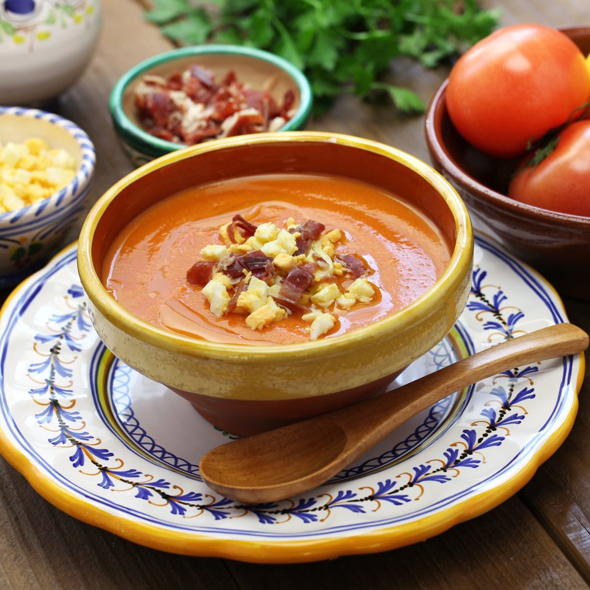 Salmorejo casero en thermomix