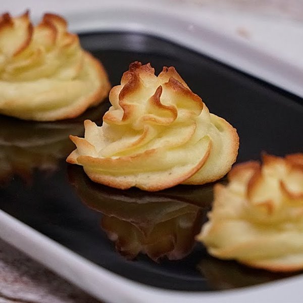 Patatas duquesa, receta francesa crujiente por fuera y cremosa por dentro (con vídeo)