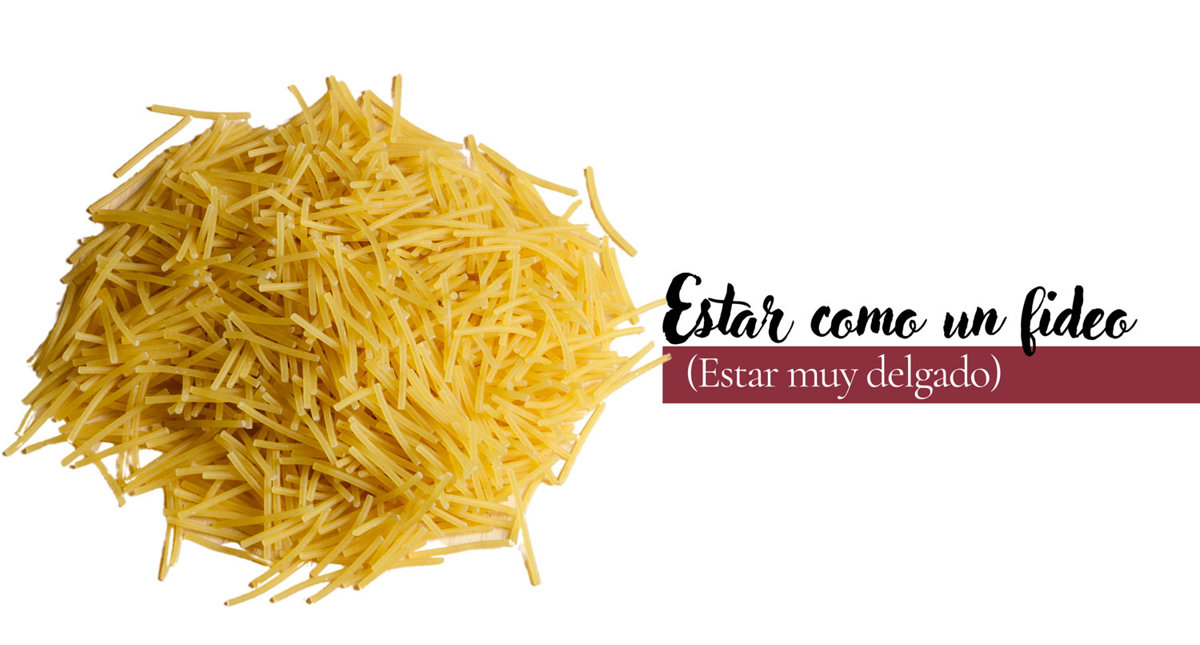 Estar como un fideo