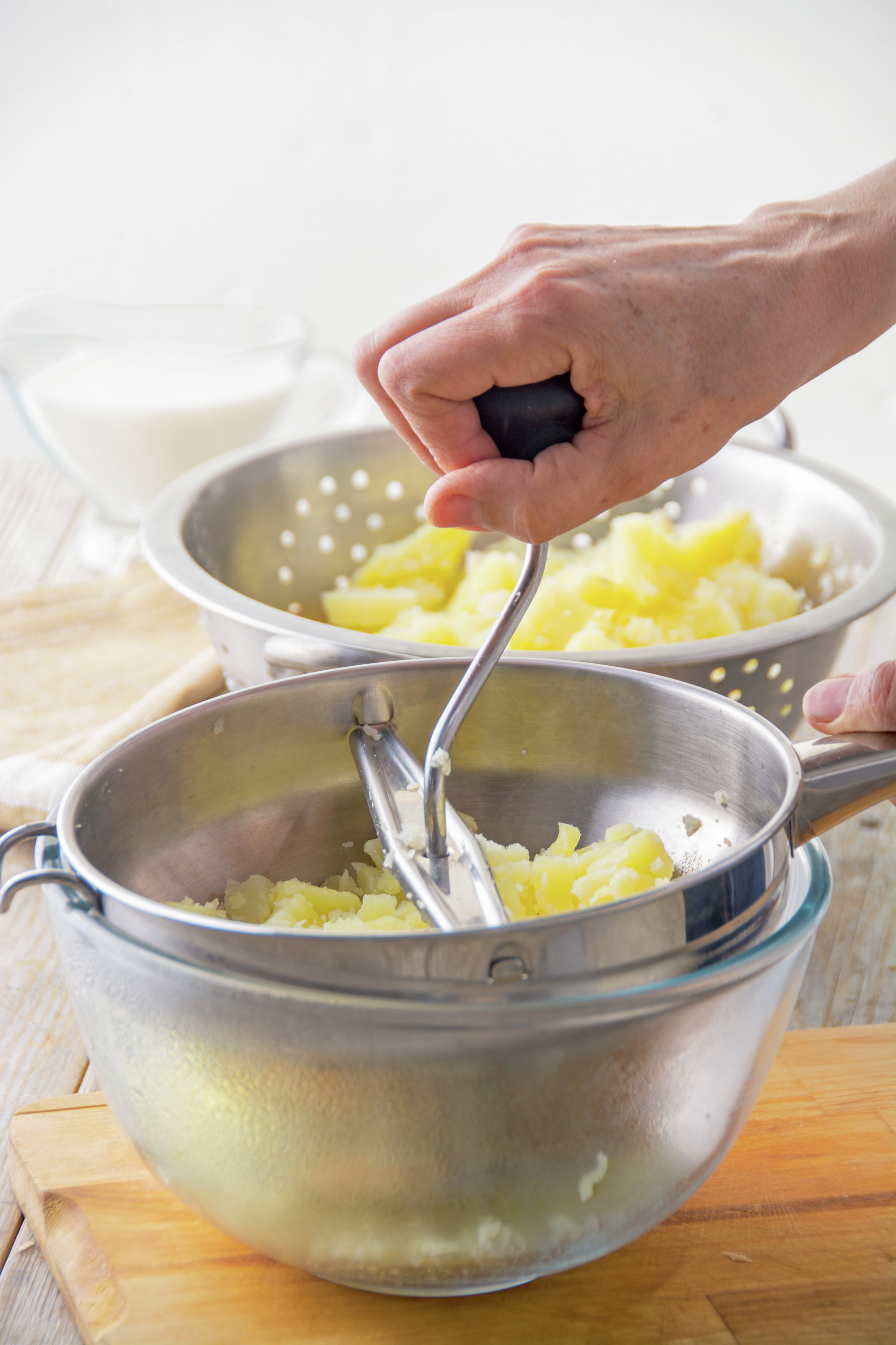 1. Prepara el puré de patatas