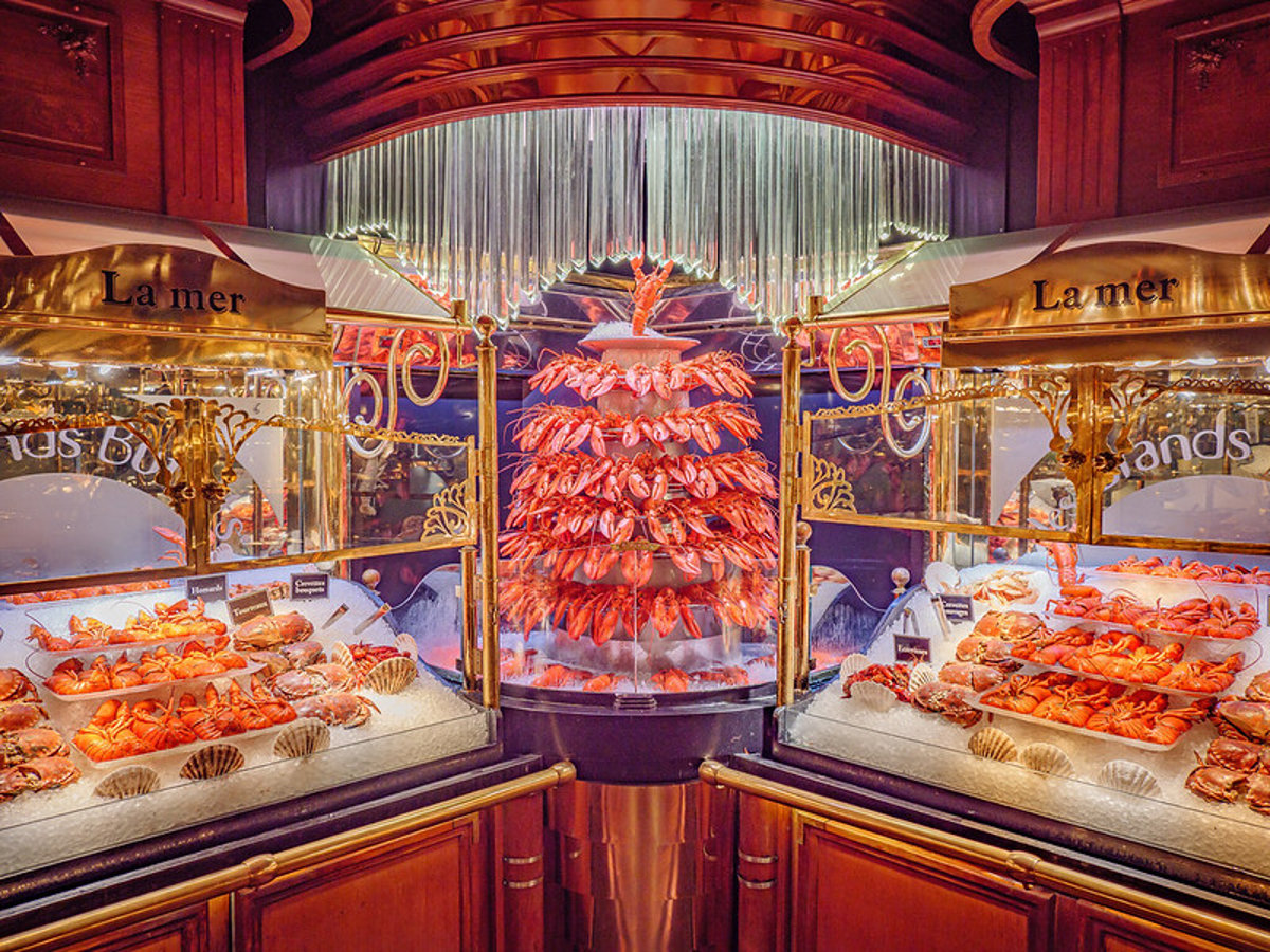Bogavantes en Les Grands Buffets