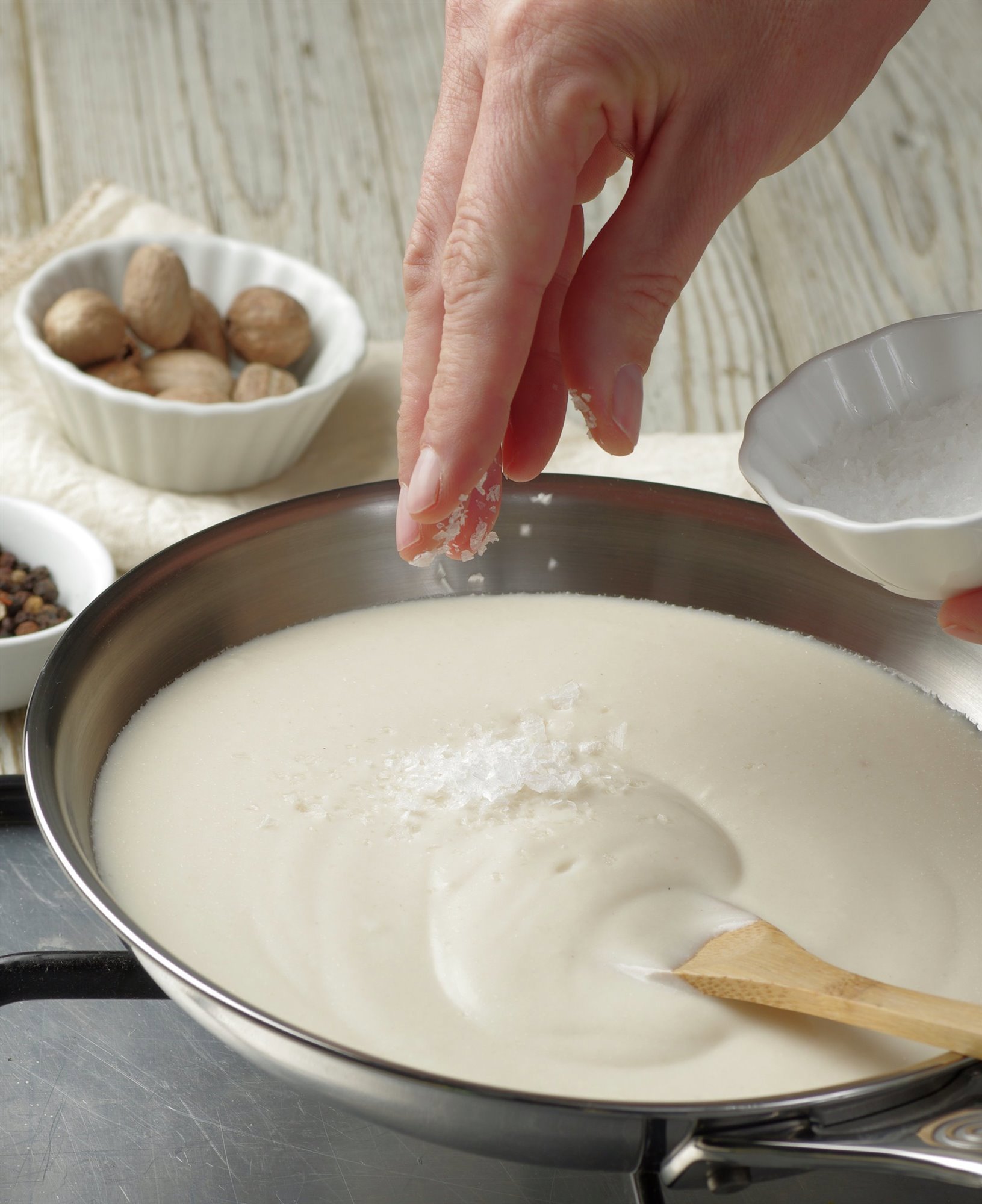 1. Prepara la bechamel