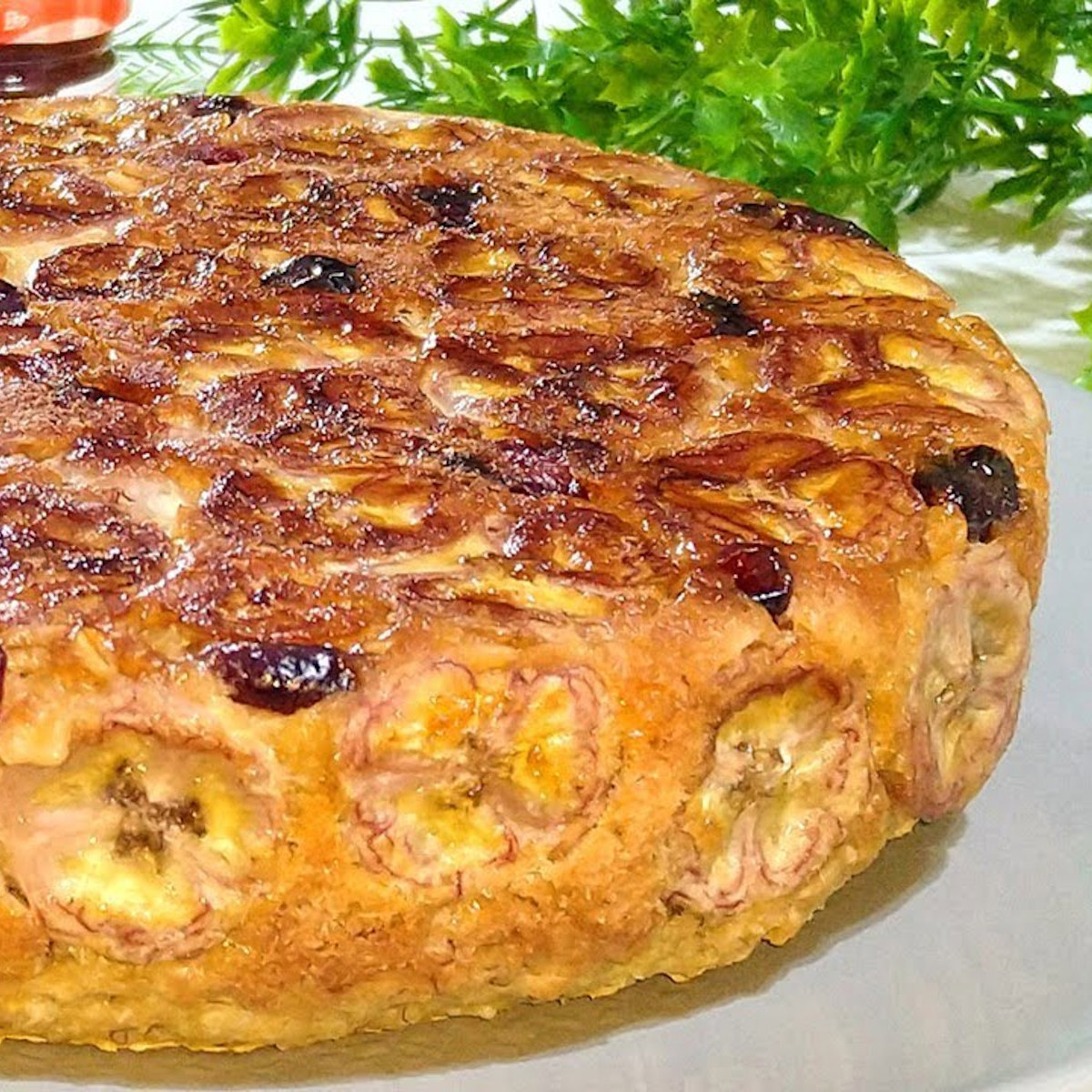 Bizcocho de plátano sin horno
