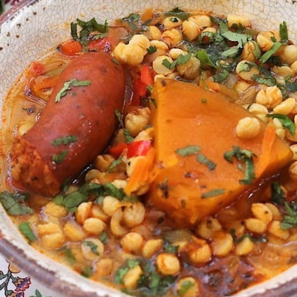Garbanzos a la chilena