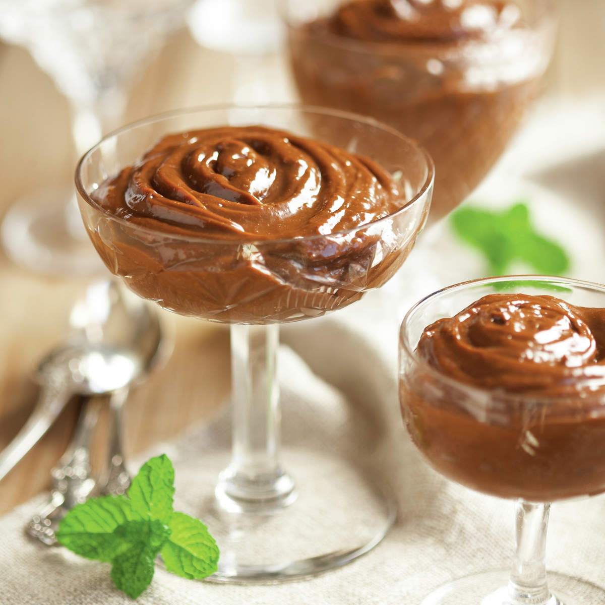 Mousse de chocolate con aguacate