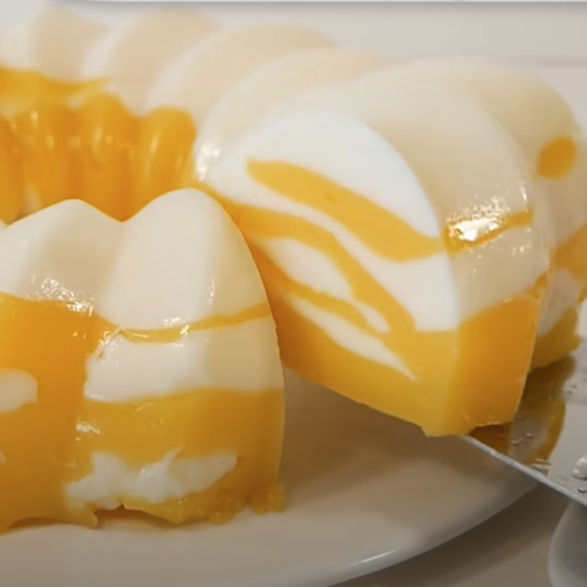 Postre de naranja y leche condensada