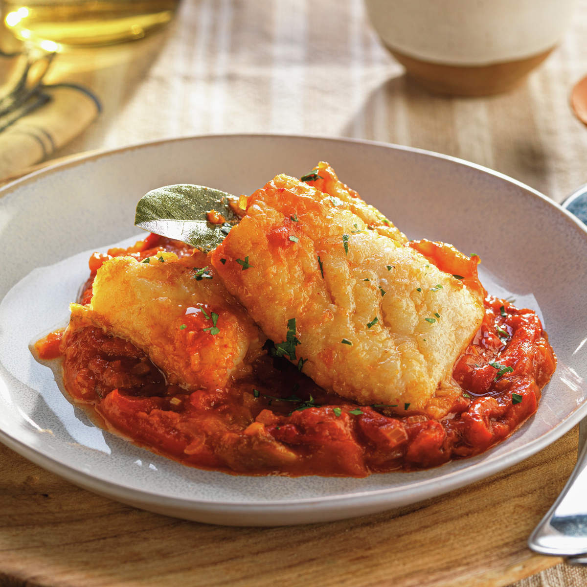 Bacalao a la riojana