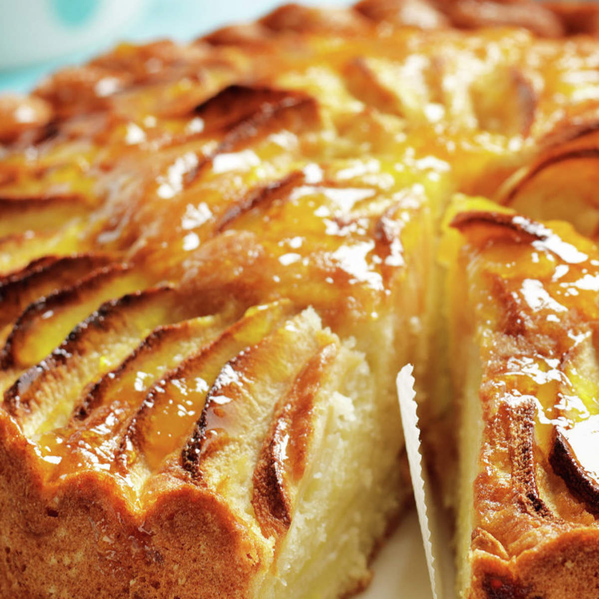 Tarta de manzana y queso