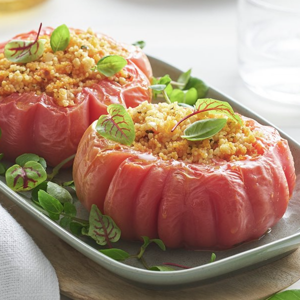 Tomates rellenos de cuscús 