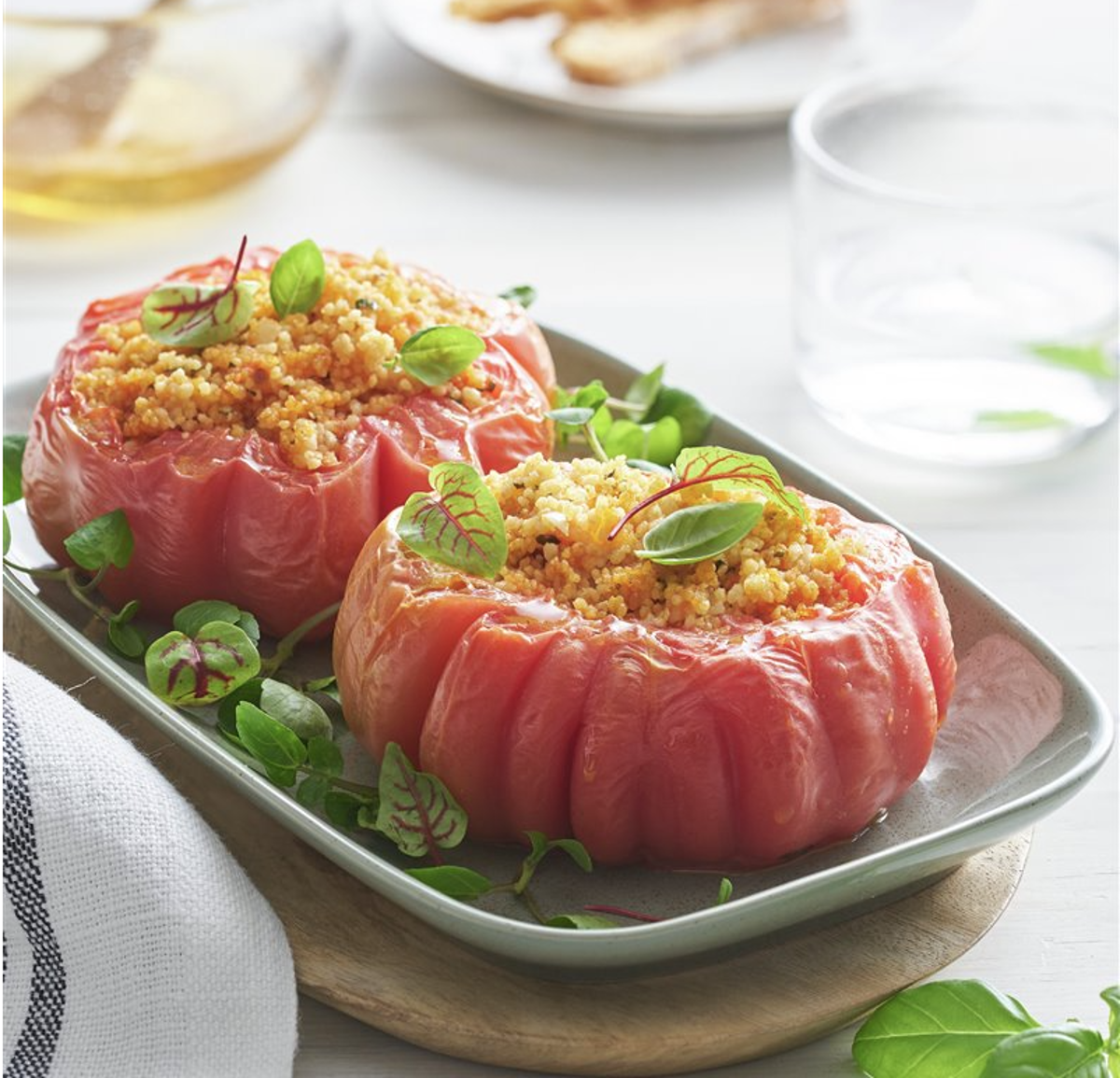 Tomates rellenos de cuscús 