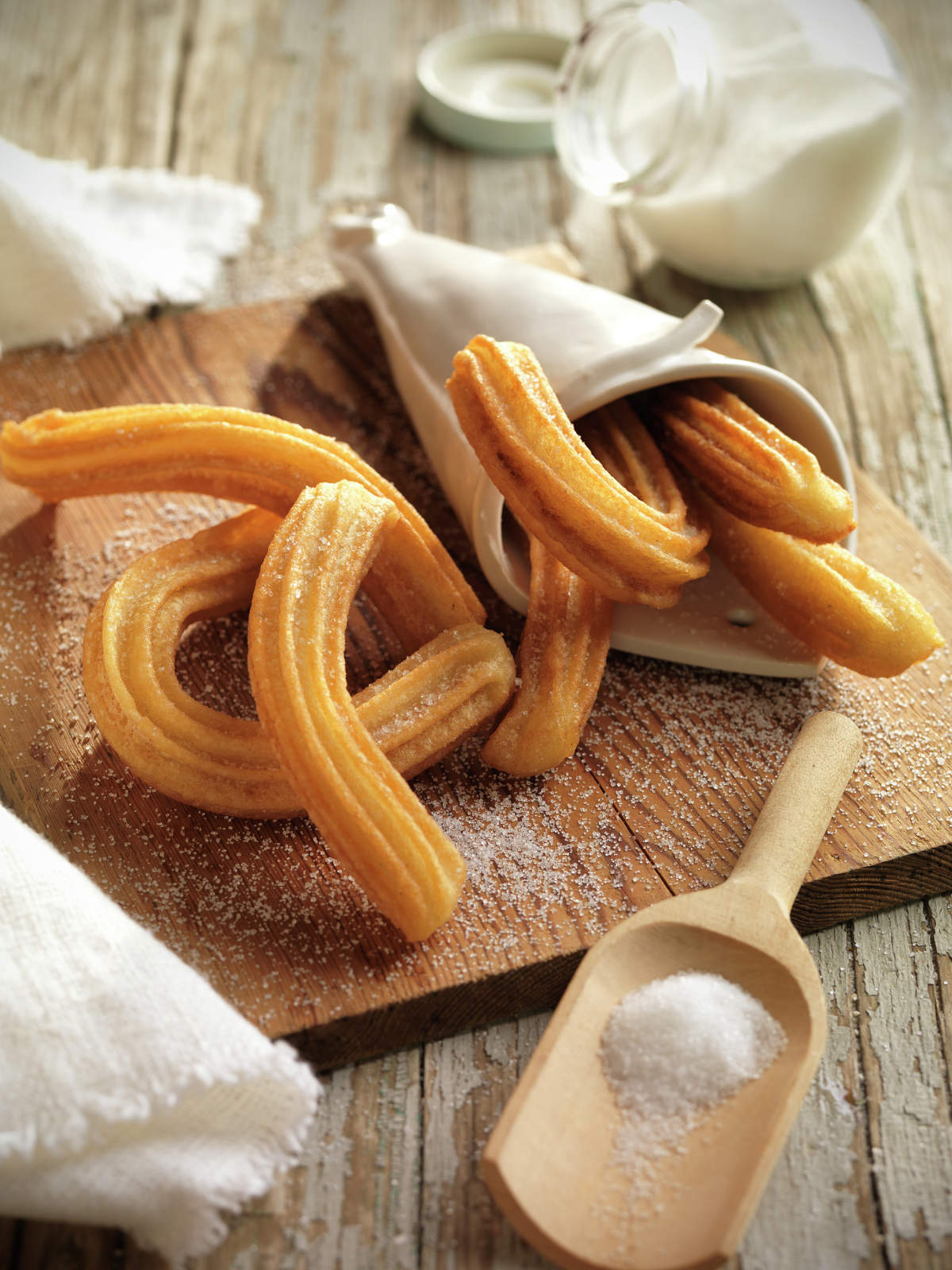 CHURROS CON AZÚCAR.