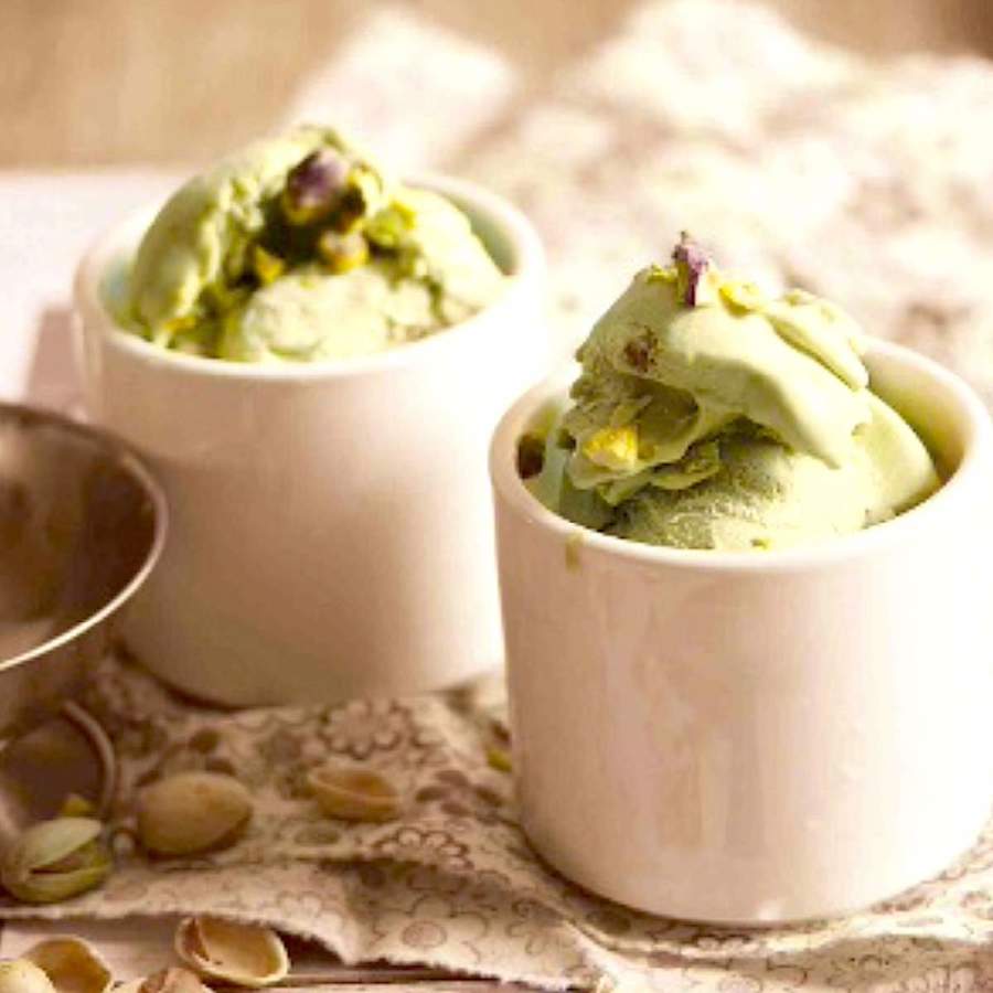 Helado Casero De Pistacho Postre Fácil Y Cremoso