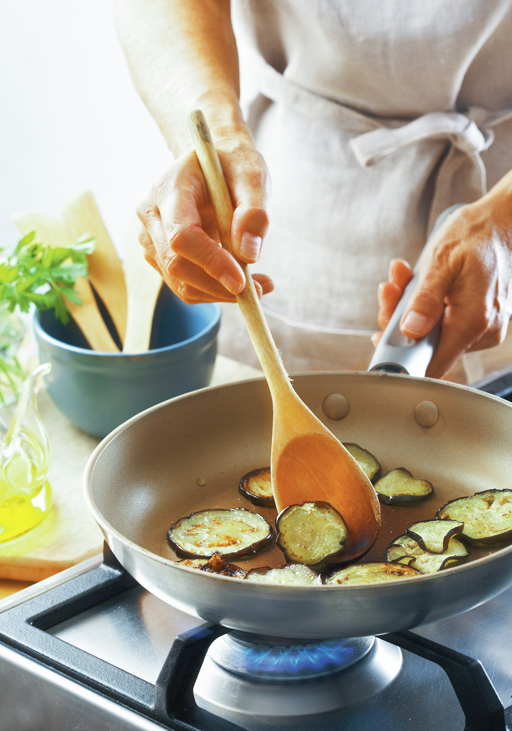 2. Asa las verduras