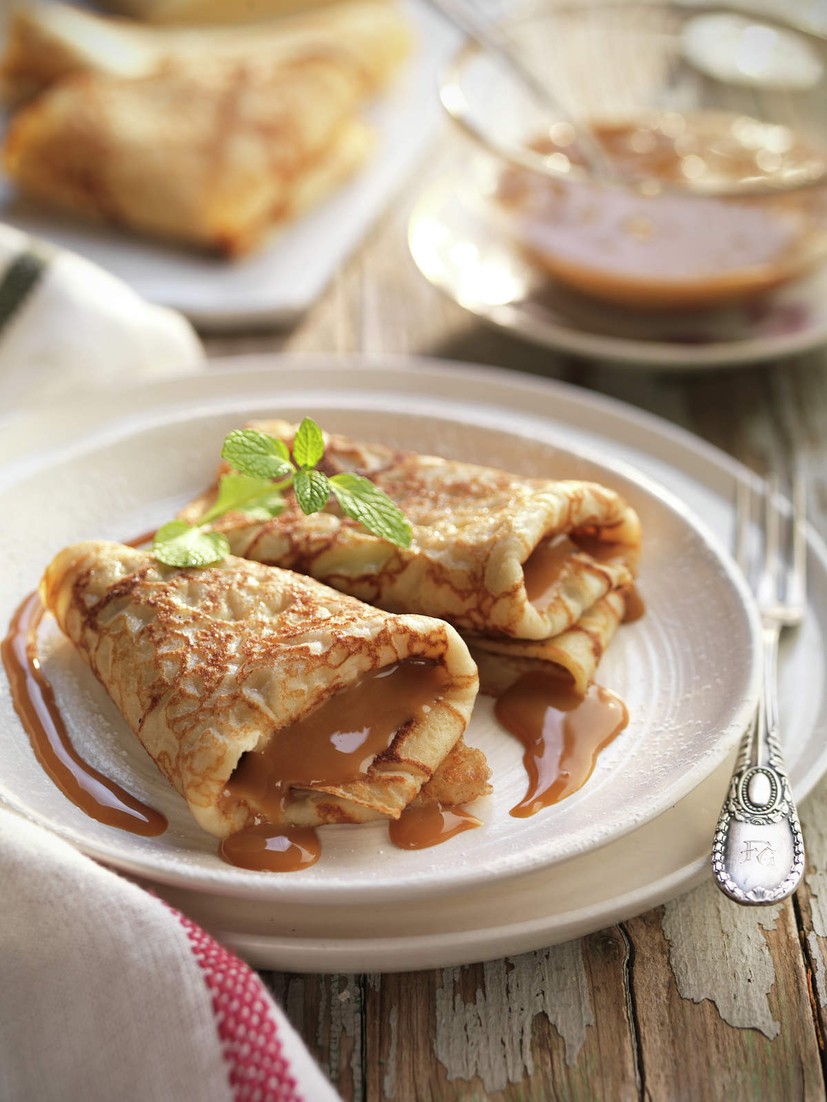 Crepes dulce de leche