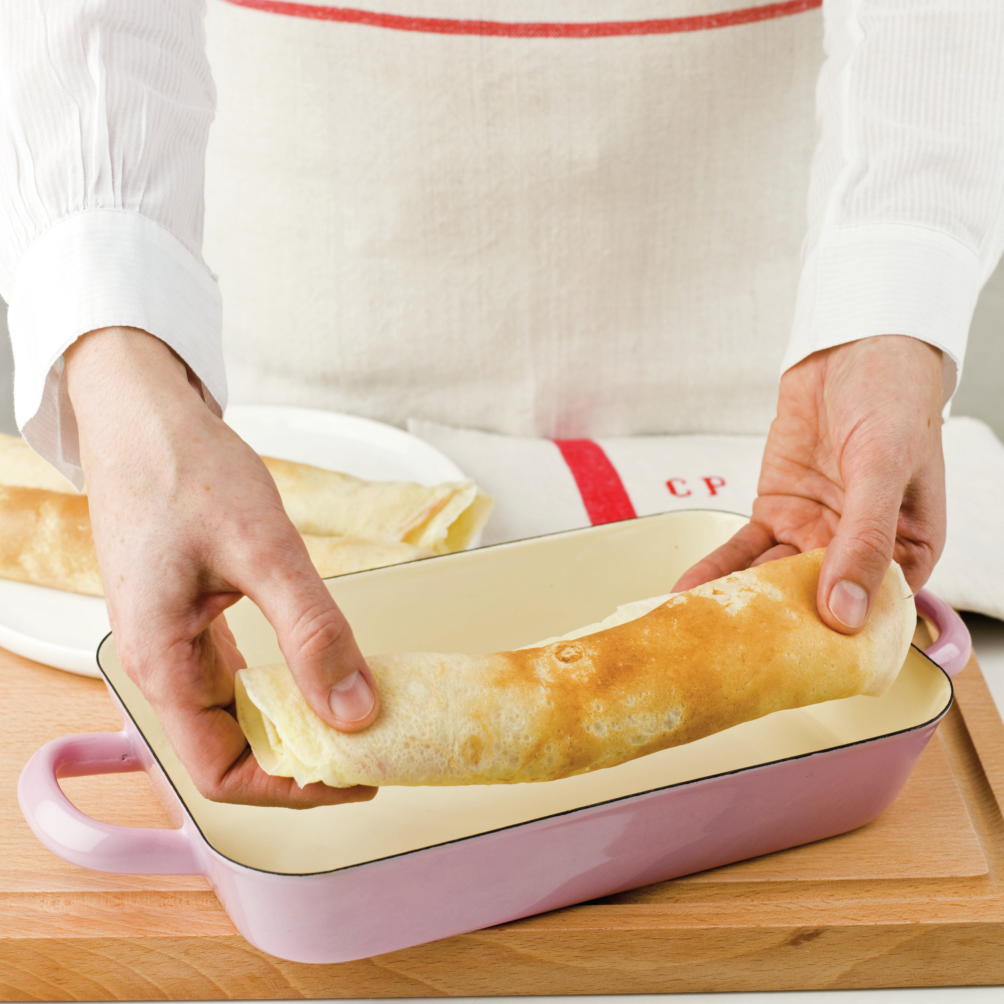 6. Forma los rollitos