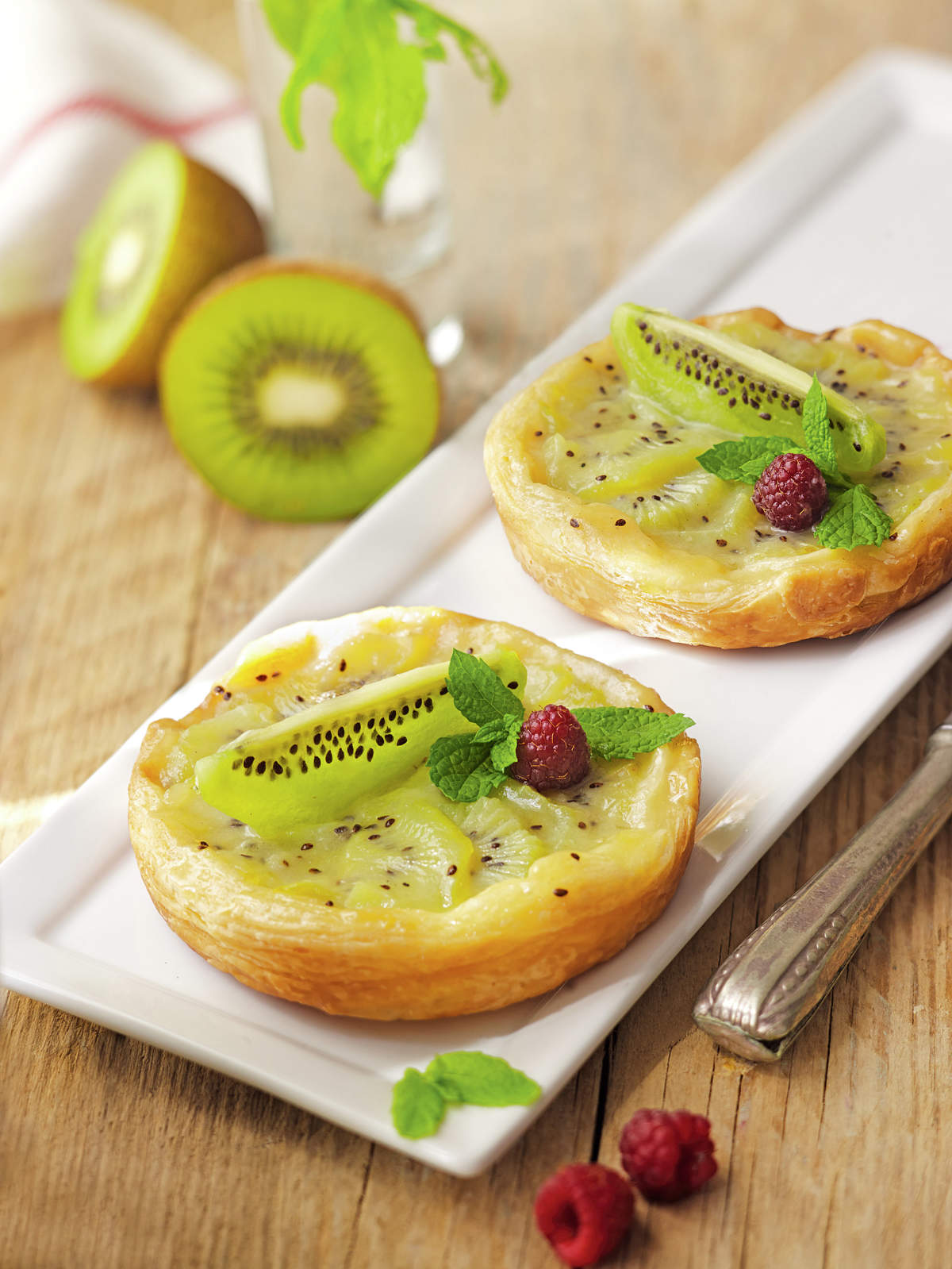 Tartaletas de kiwi