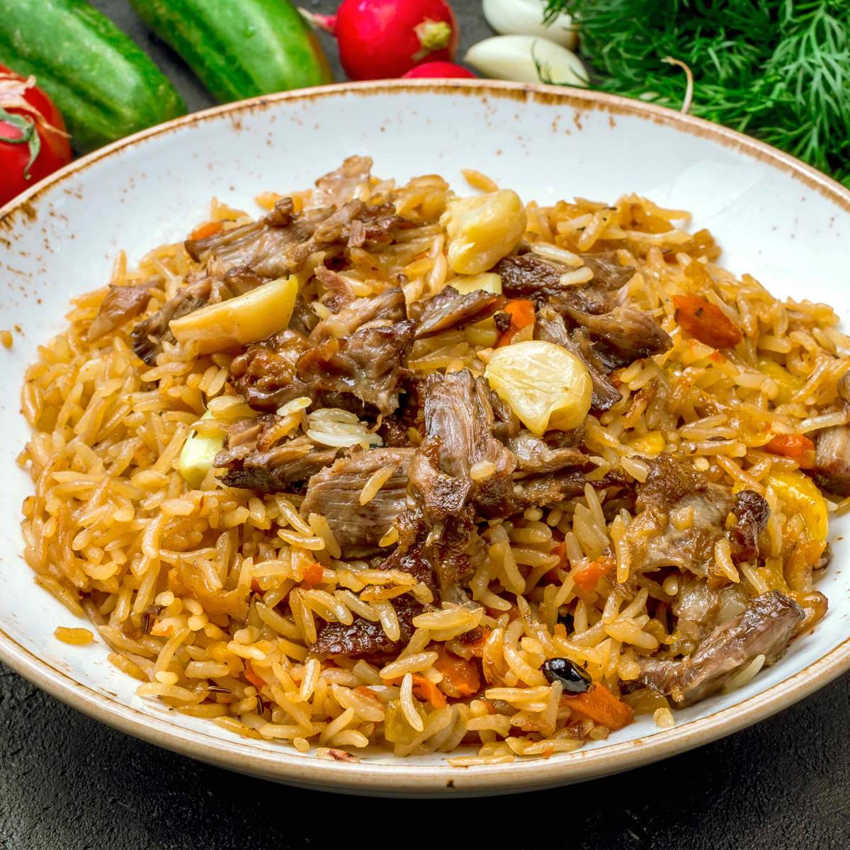 Arroz plov ruso