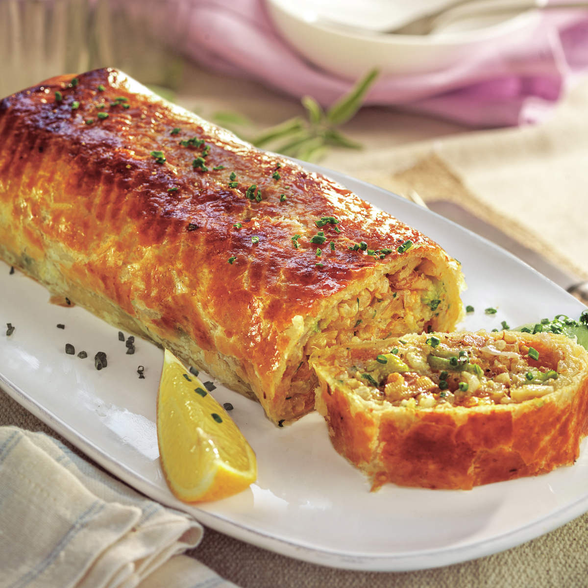Strudel con hortalizas