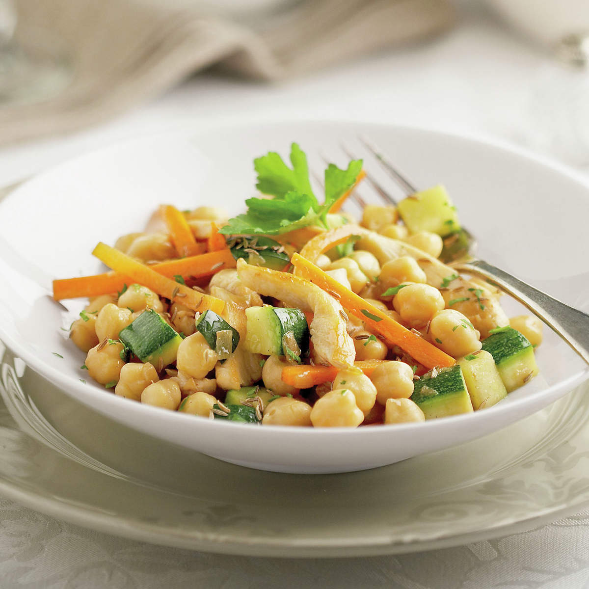 Ensalada de garbanzos