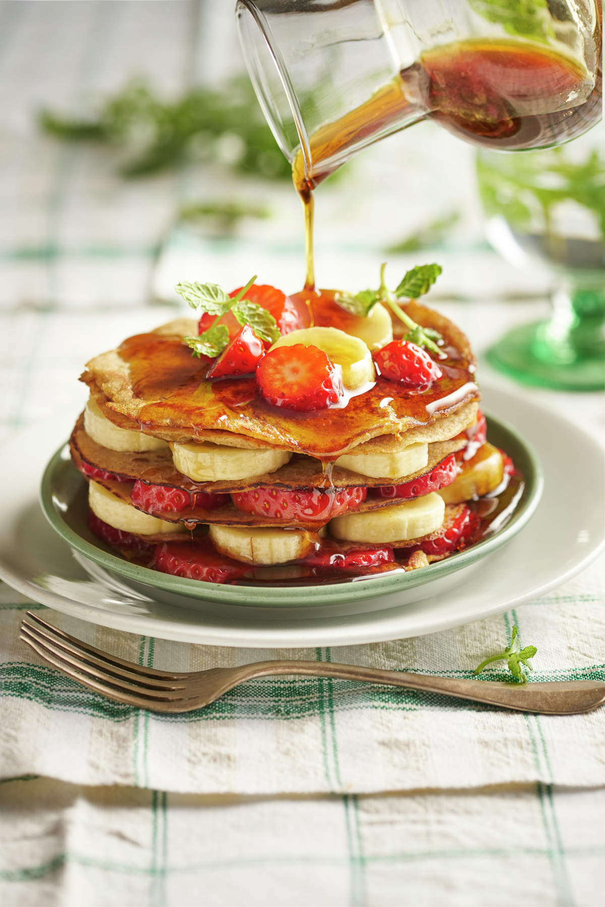 TORTITAS DE AVENA Y PLÁTANO.