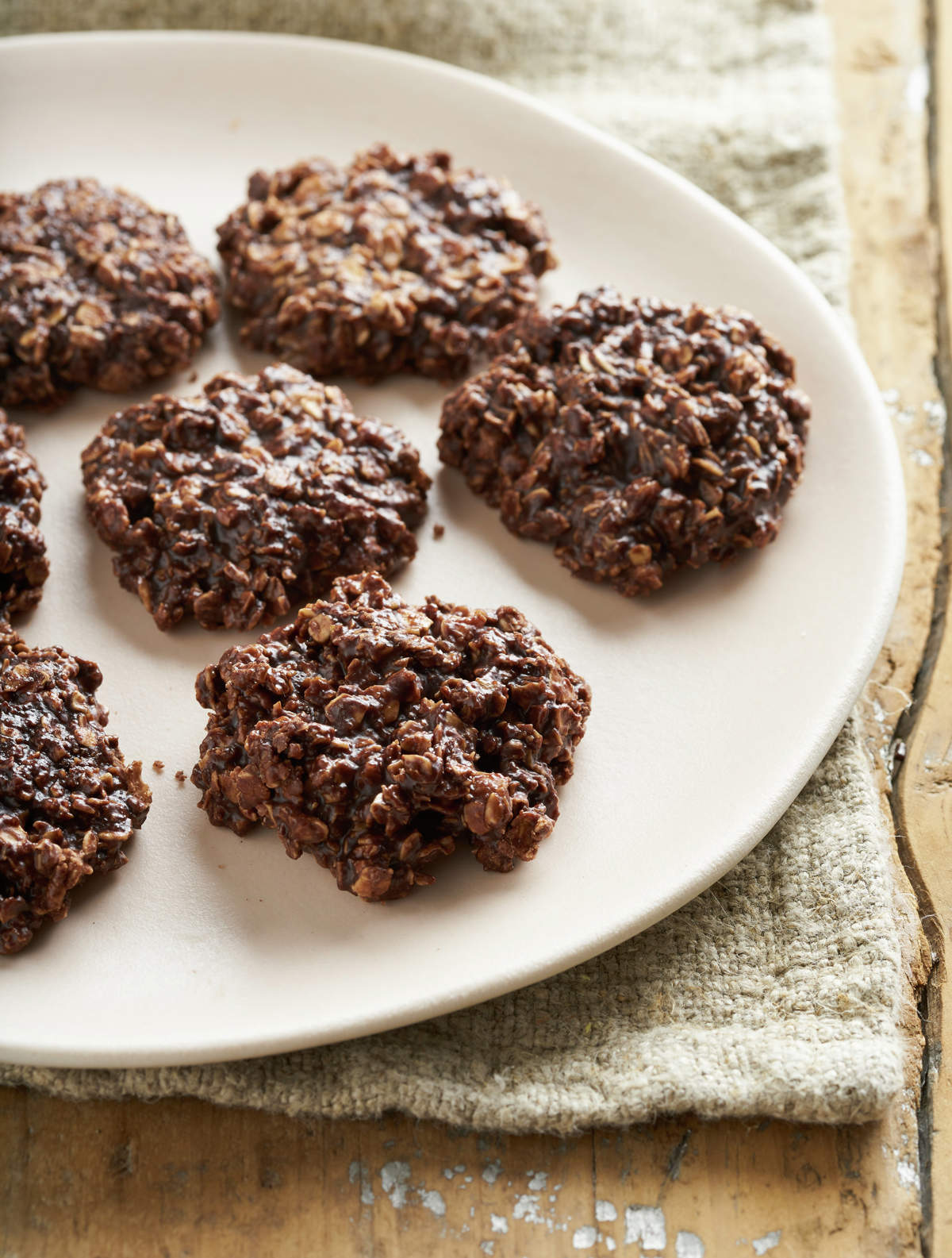 TORTITAS DE CHOCOLATE Y AVENA.