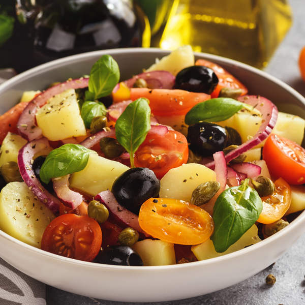 Ensalada de verano con patatas, calabacín y atún ¡en menos de 30 minutos!