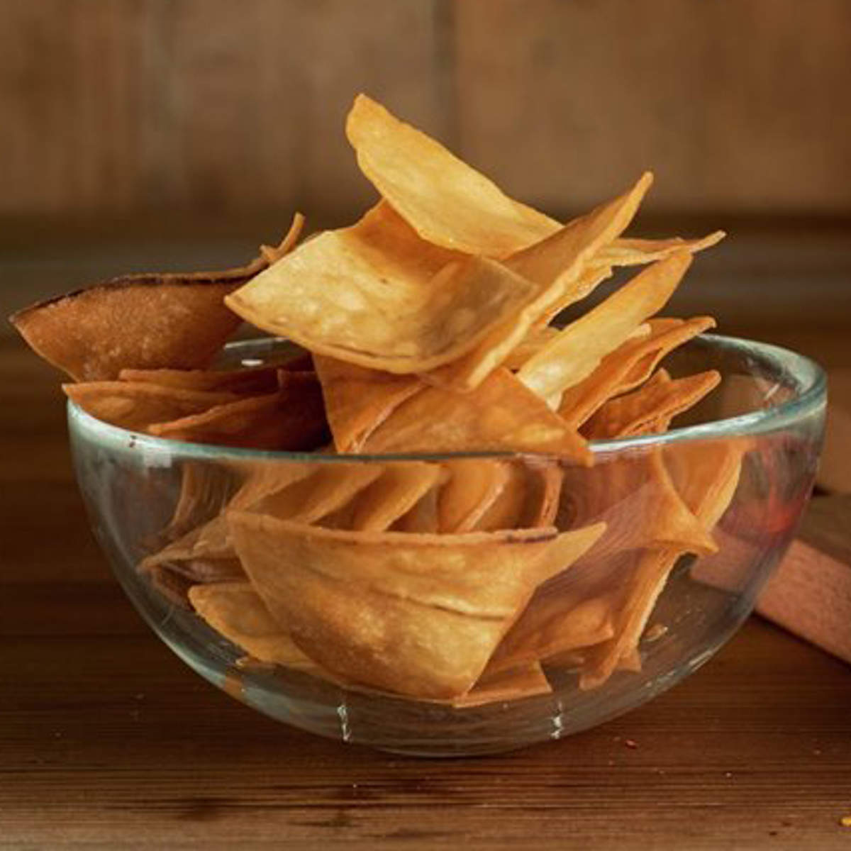 Nachos de maíz caseros