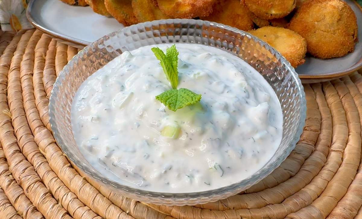 Tzatziki de yogur griego y pepino