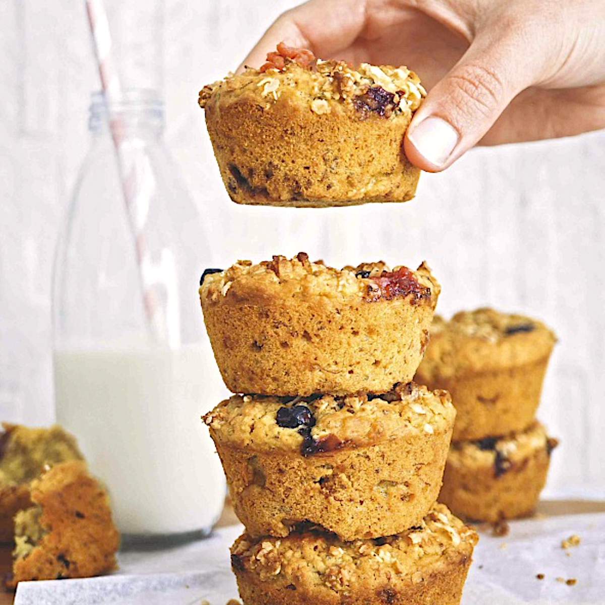 Muffins de arándano y naranja