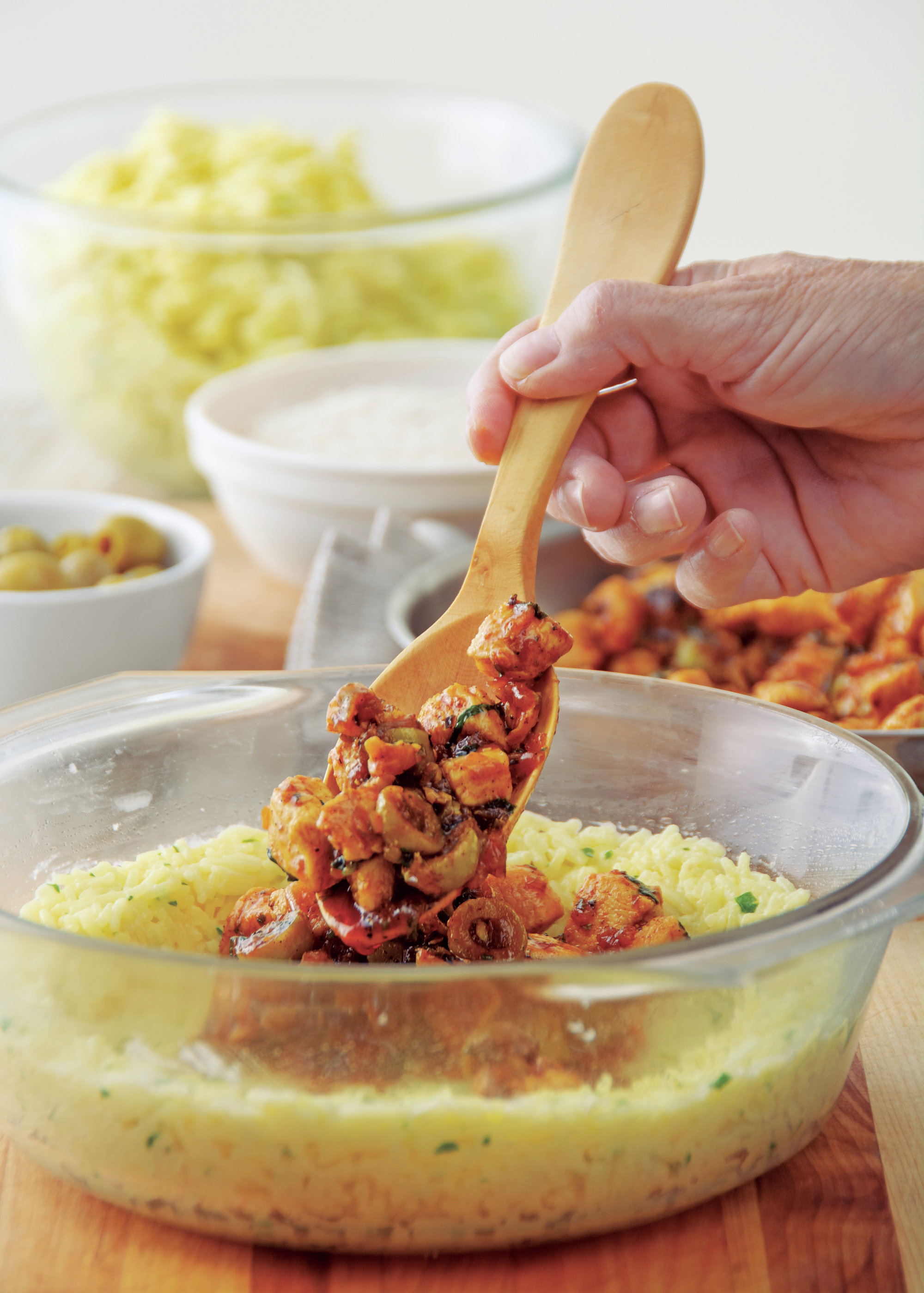 5. Reparte los ingredientes