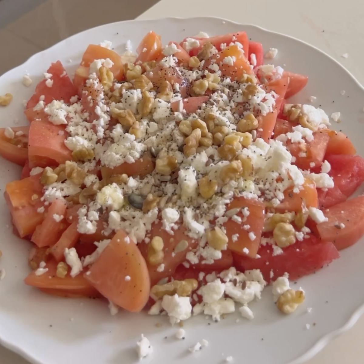 Ensalada de sandía de Irene Rosales