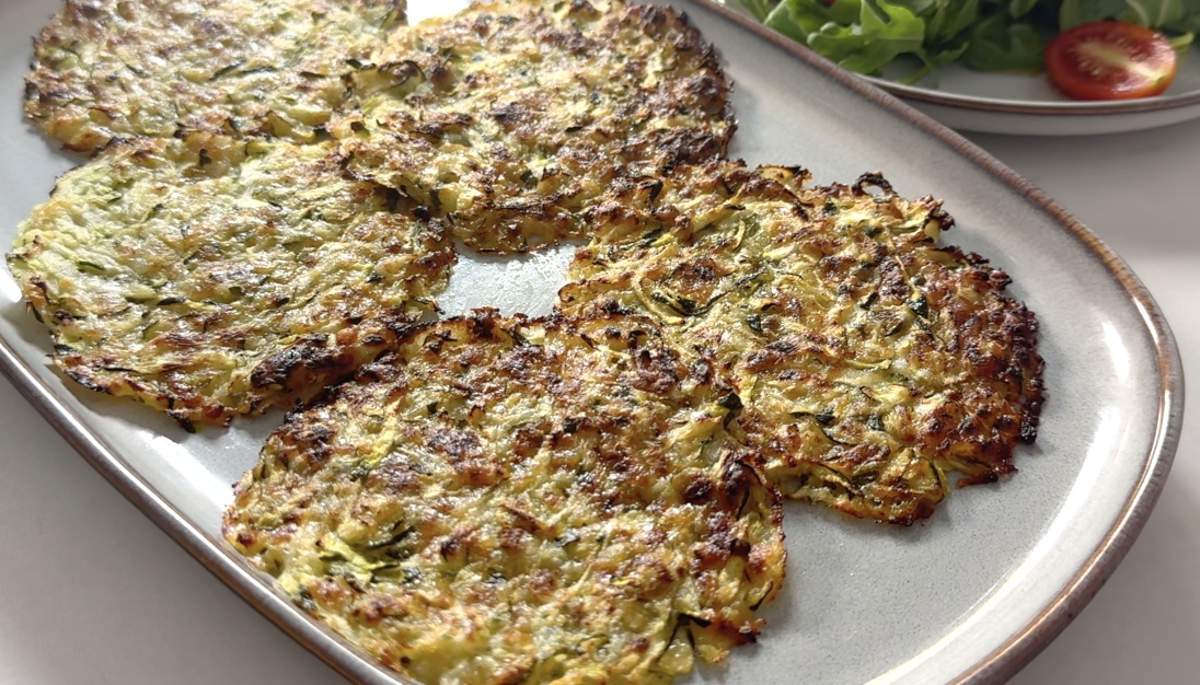 Tortitas de calabacín y parmesano