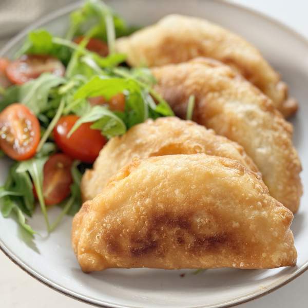 Empanadillas con verduritas y chorizo (sin las típicas obleas)