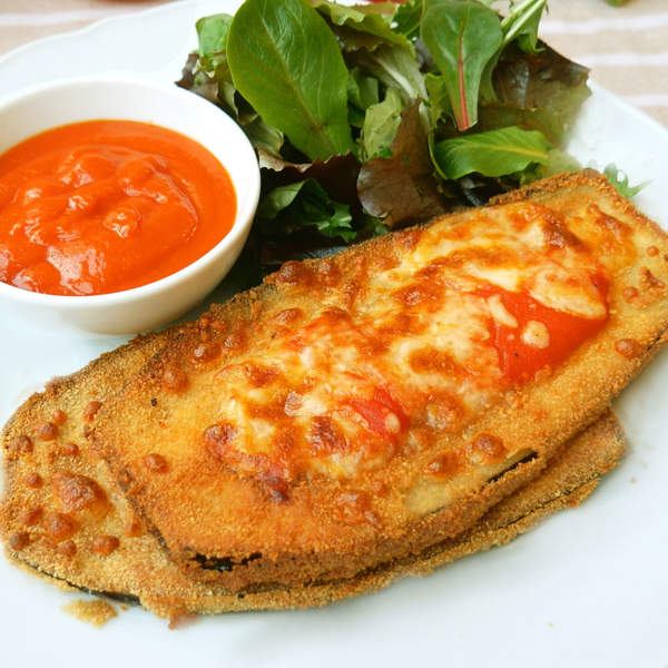 Milanesas de berenjena