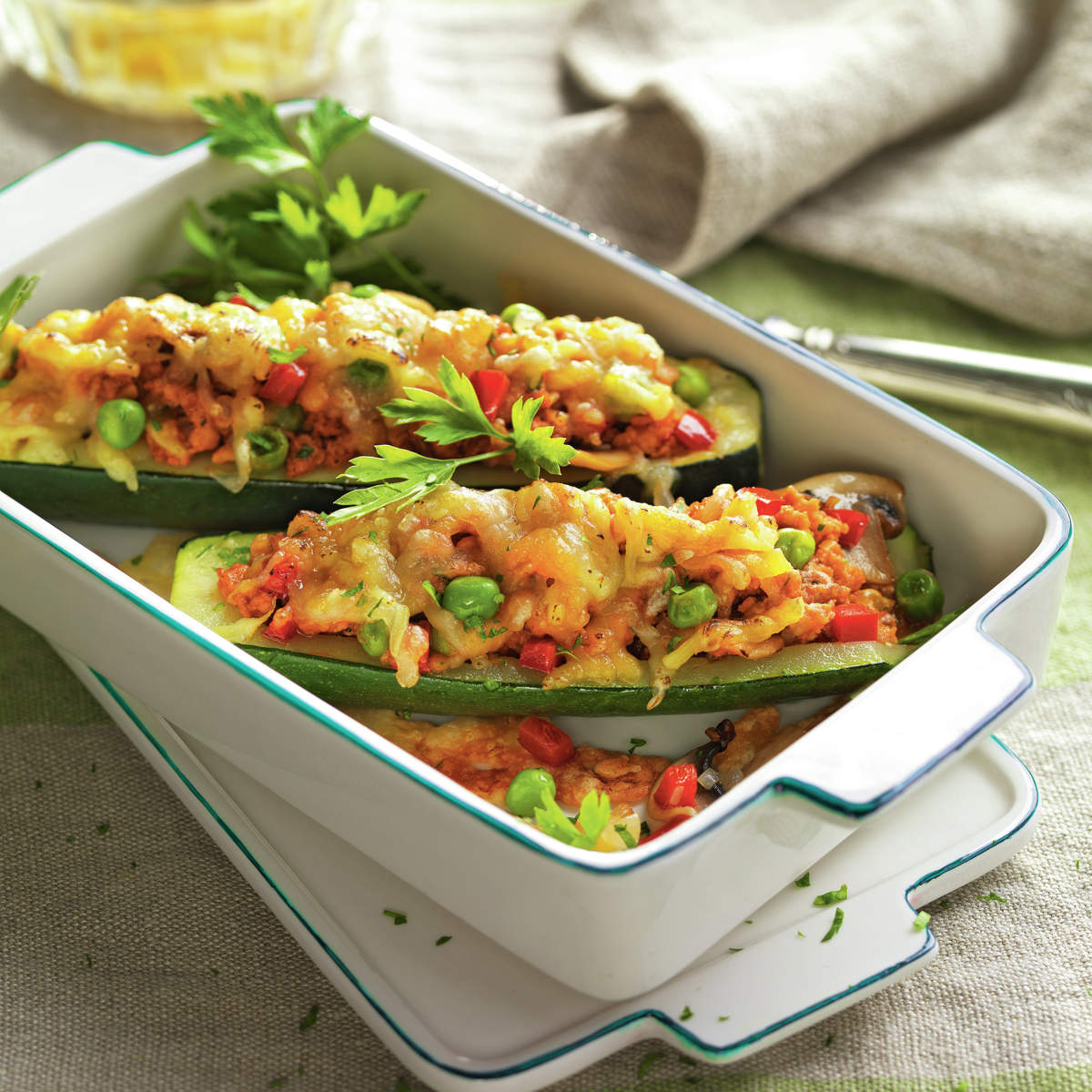 Calabacines al horno
