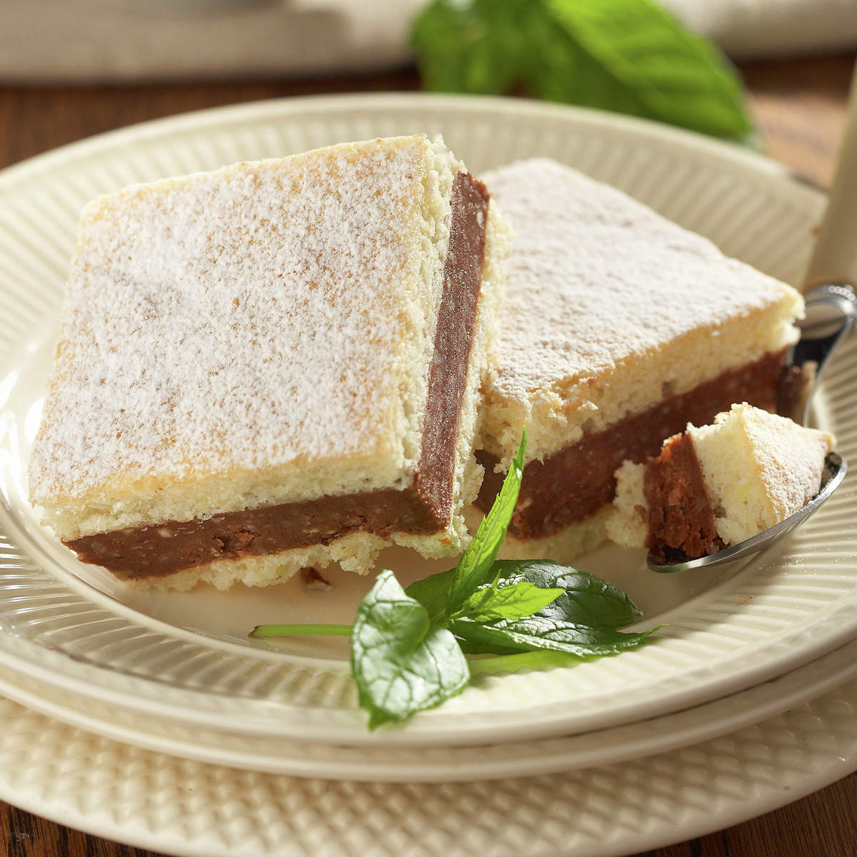 Pastel de chocolate y almendra