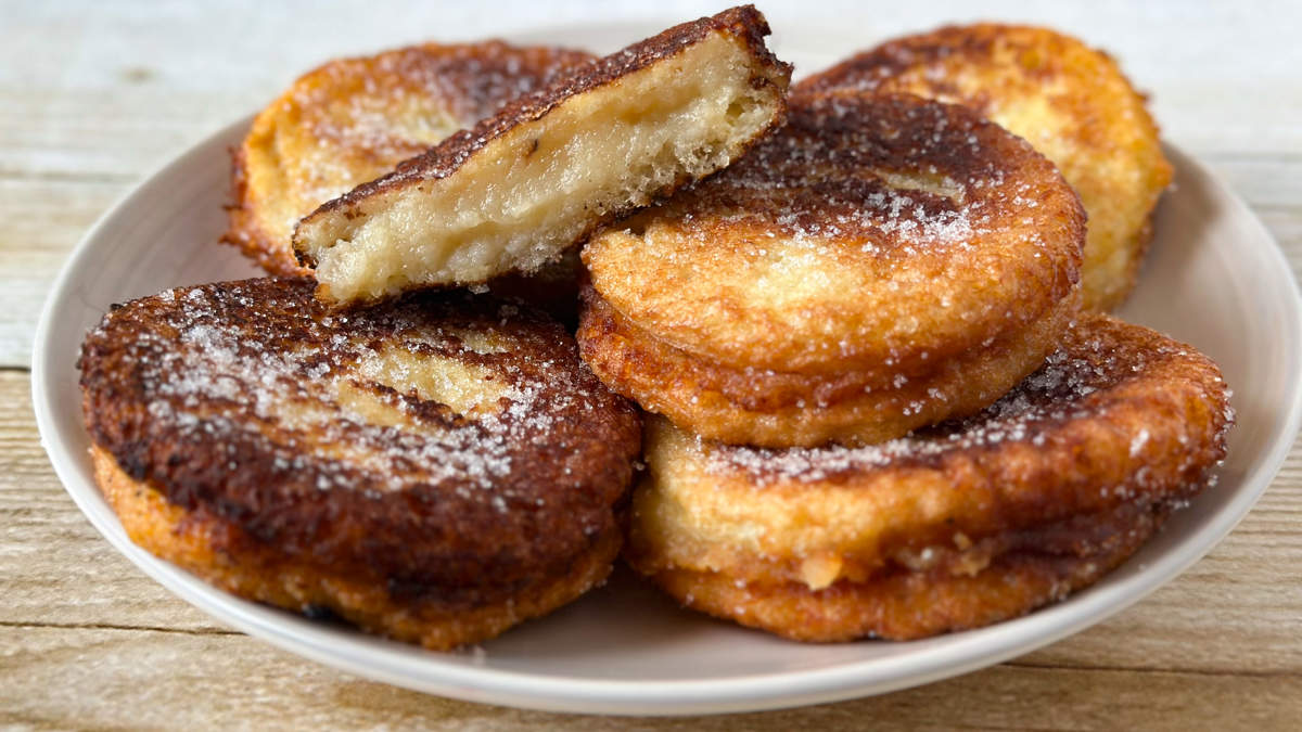 Pastelitos de manzana con pan de molde sin horno