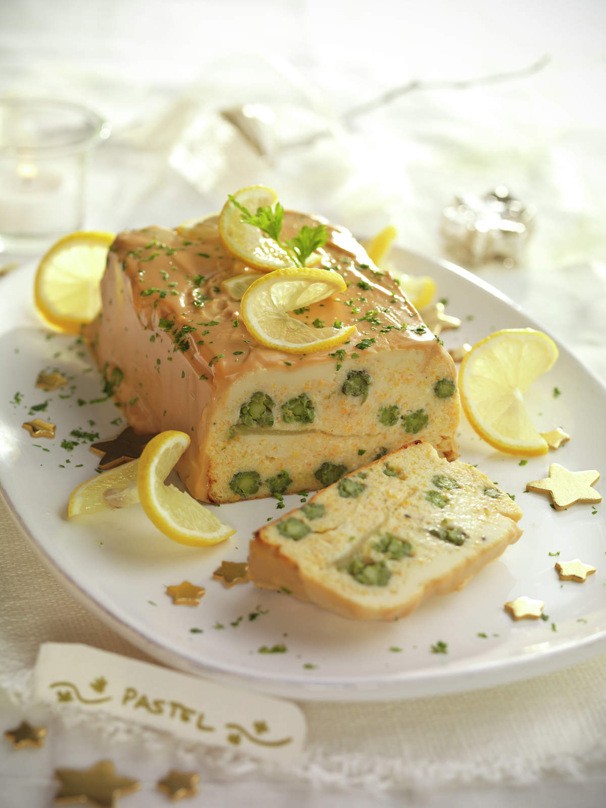 PASO A PASO PARA HACER PASTEL DE GAMBAS Y ESPÁRRAGOS: RESULTADO FINAL. 