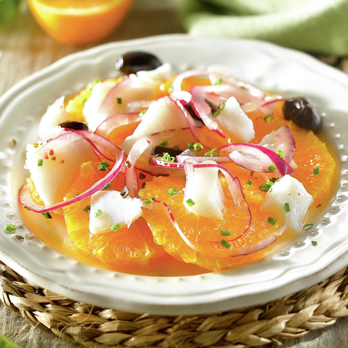 Ensalada de naranja y bacalao