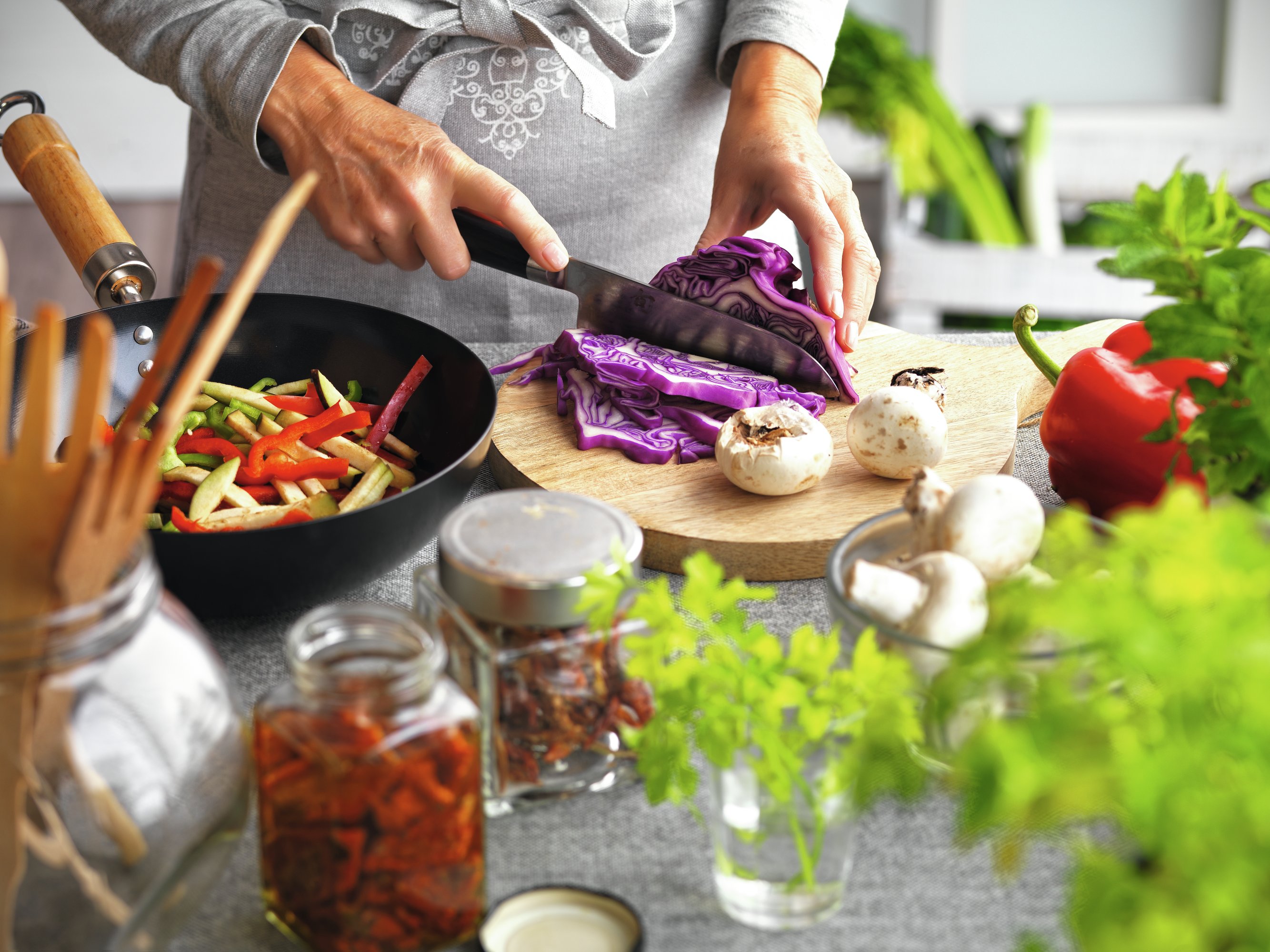 2. Corta las verduras