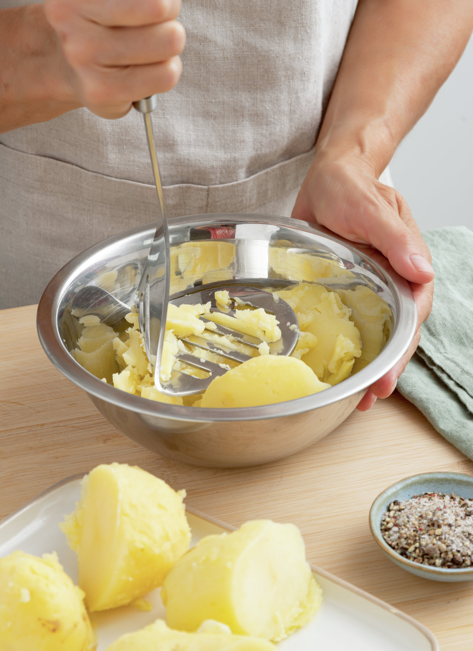 1. Prepara el puré de patatas