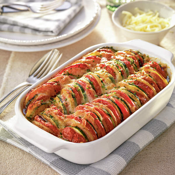Ratatouille al horno con queso, la forma más divertida (y fácil) de comer verdura