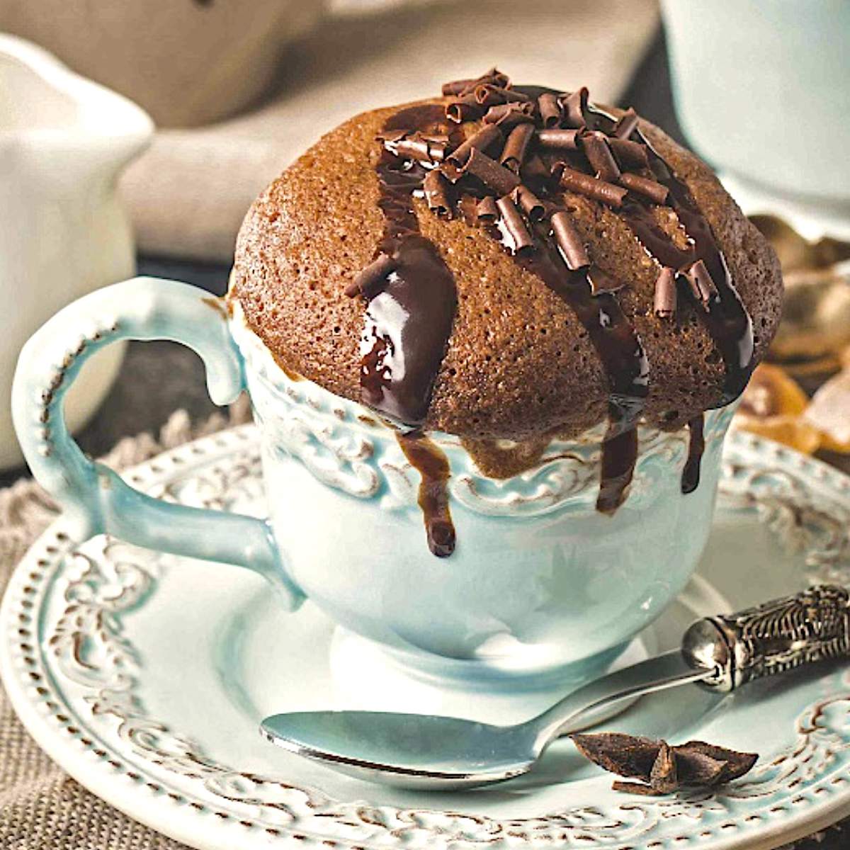 Soufflé de chocolate negro